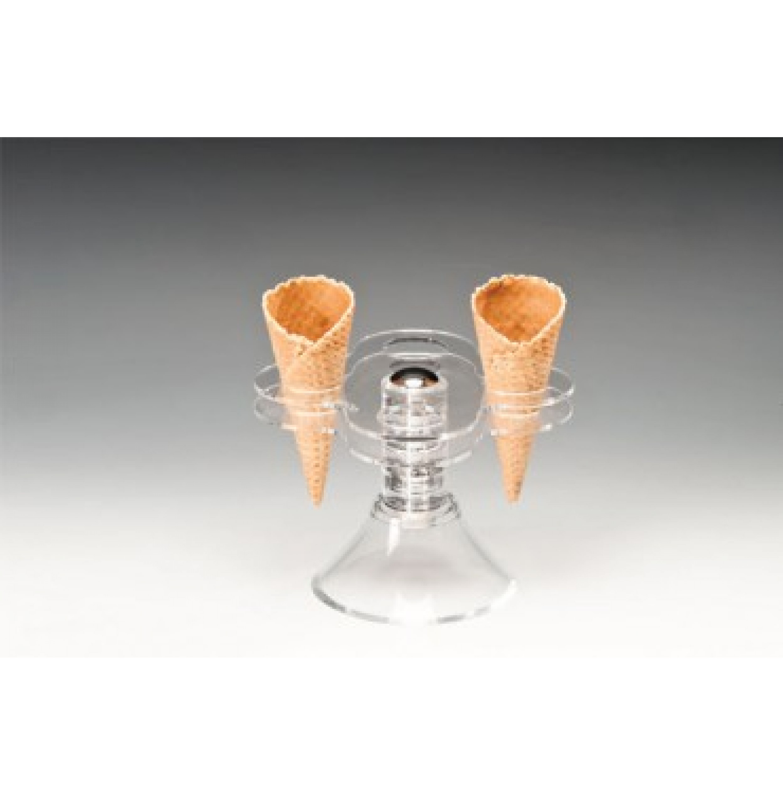 AKRİLİK DONDURMA SERVİS STANDI 13,5 X 13,5 X H: 11,5 Cm